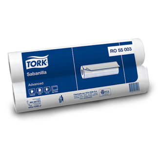TOALLAS SABANILLAS MÉDICAS ECONÓMICAS HOJA SIMPLE TORK 48M - CAJA CON 12 UNIDADES