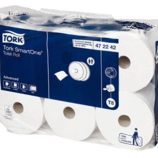 PAPEL HIGIÉNICO PREMIUM DOBLE HOJA TORK SMARTONE  –  207METROS POR ROLLOS | 6 ROLLOS