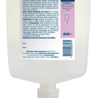 JABÓN NEUTRO BALSÁMICO - 800 ML CAJA 12 UNIDADES