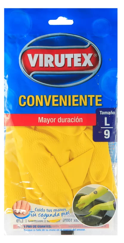 GUANTES AMARILLOS VIRUTEX - TALLA L