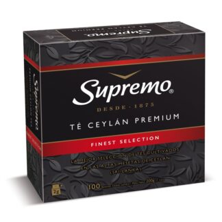 TE NEGRO SUPREMO - CAJA 100 BOLSITAS