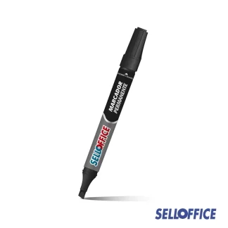 MARCADOR PERMANENTE COLOR NEGRO SELLOFFICE