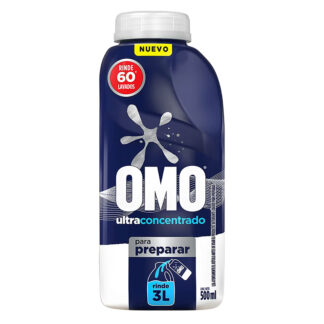DETERGENTE ULTRACONCENTRADO PARA DILUIR RINDE 3L OMO - 500ML