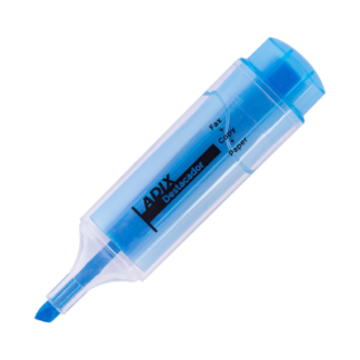 DESTACADOR COLOR AZUL TRANSPARENTE ADIX